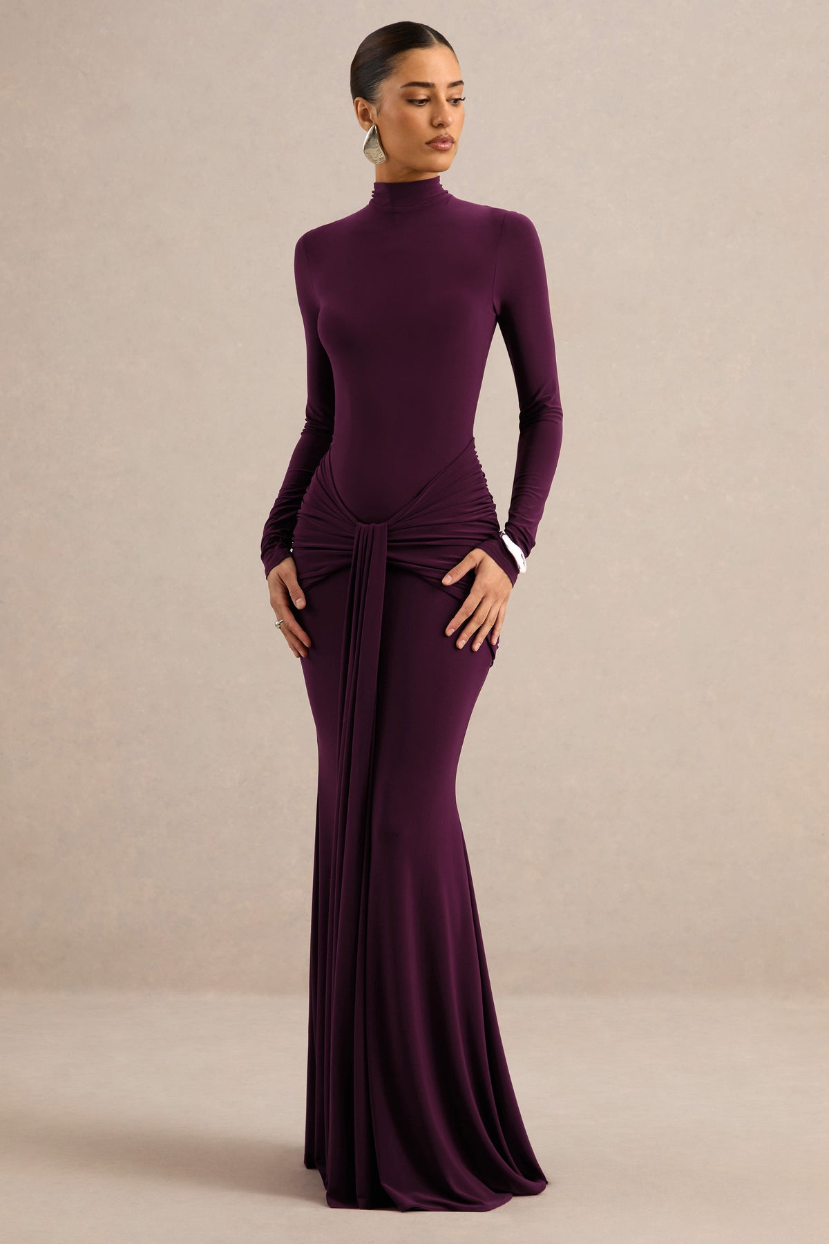 ECM_HR_CL139086090 - Seraphita _ Plum High-Neck Maxi Dress 1.jpg