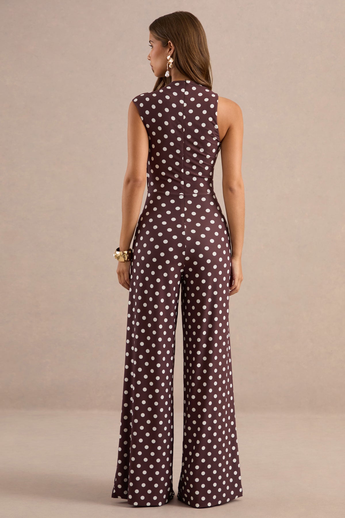ECM_HR_CL139183021 - Jacqueline Dark Brown Polka Dot High Neck Jumpsuit5.jpg