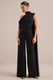 CL13919000106_ECM_HR_CL139190001_-_Zavlyn___Black_High_Neck_Short_Sleeve_Jumpsuit_With_Off_The_Shoulder_Detailing_and_Cape0