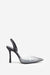 Covergirl | Black Diamante Sling Back Pointed Heels - Club L London - AUS