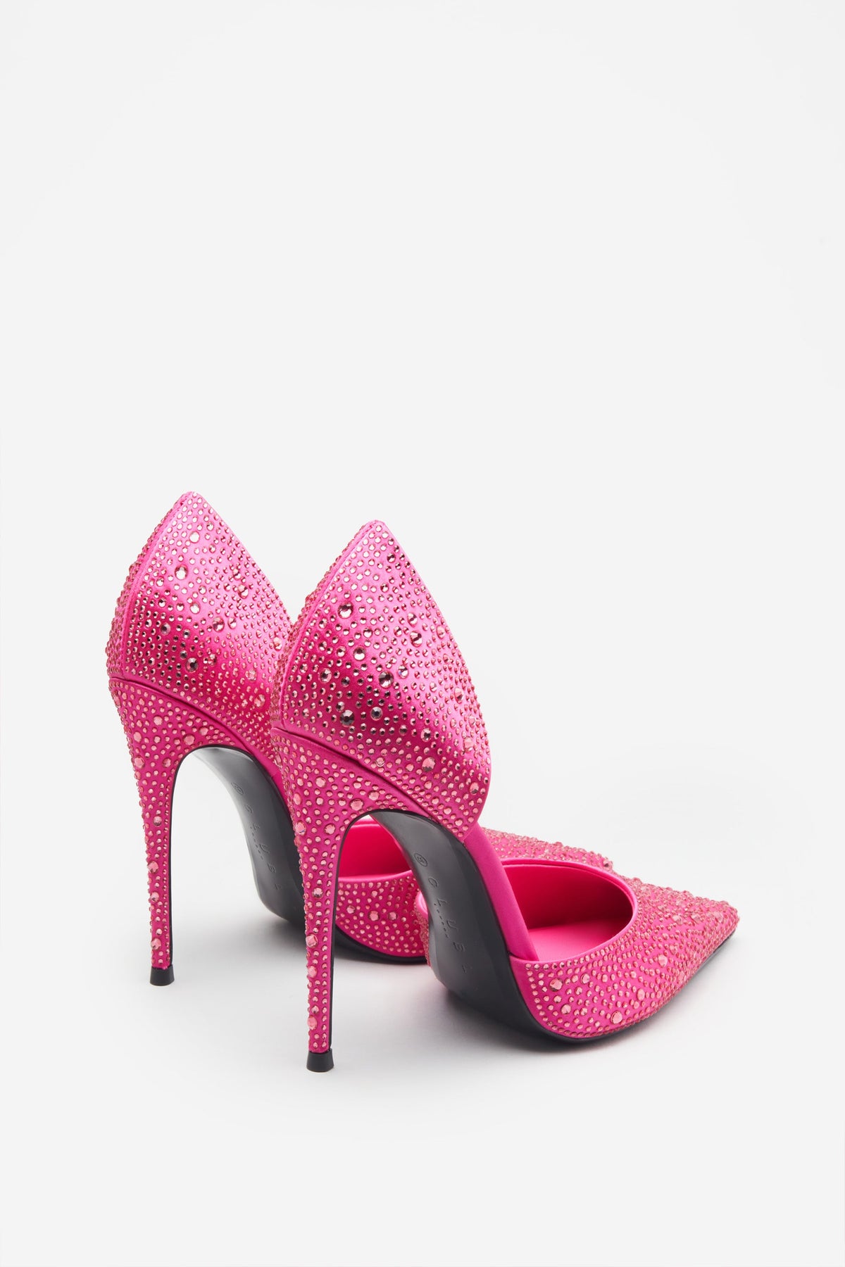 Catcher Pink Diamante Pointed Court Heels Club L London AUS