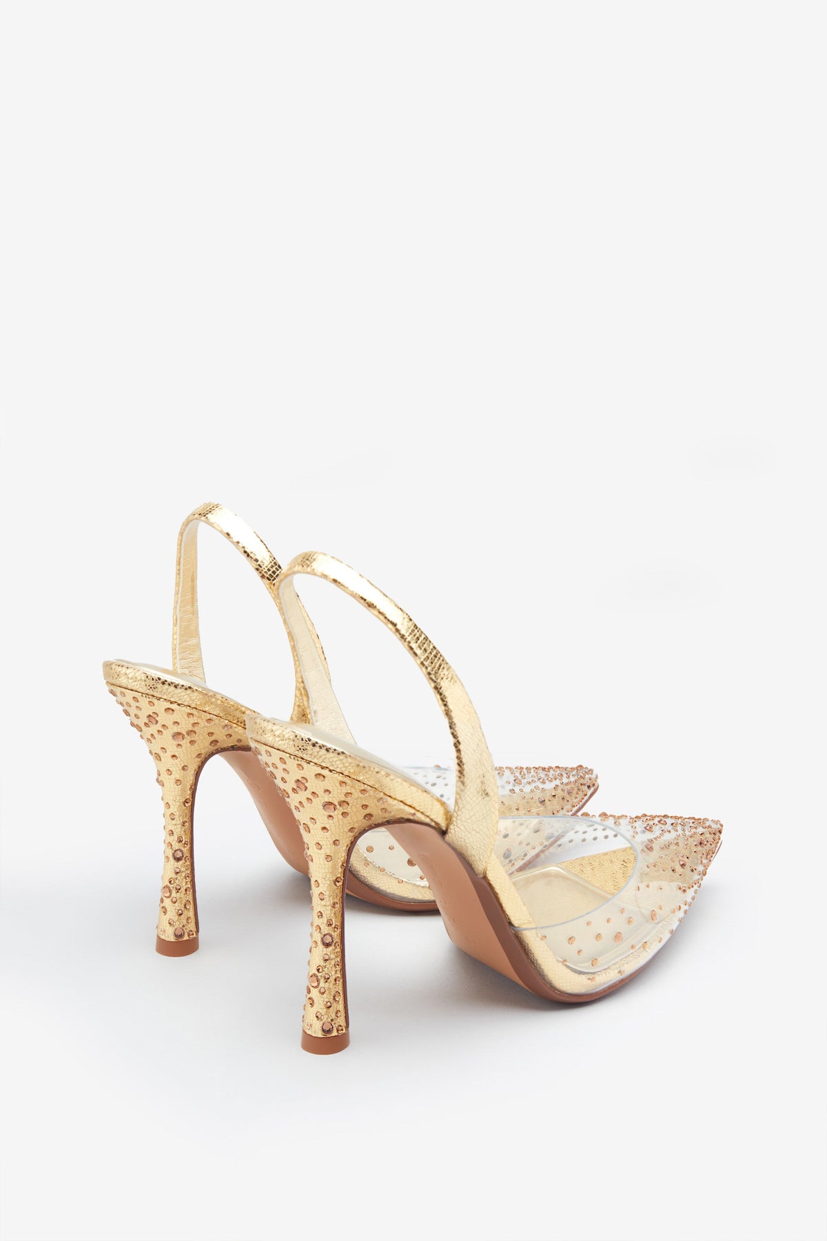 Buy Gold Heeled Shoes for Women by Flat n Heels Online | Ajio.com