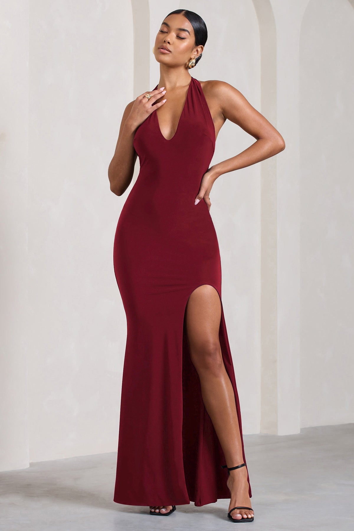 Halter Backless Gown – Guizio
