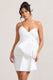 Winner | White Bandeau Mini Dress With Oversized Bow - Club L London - AUS