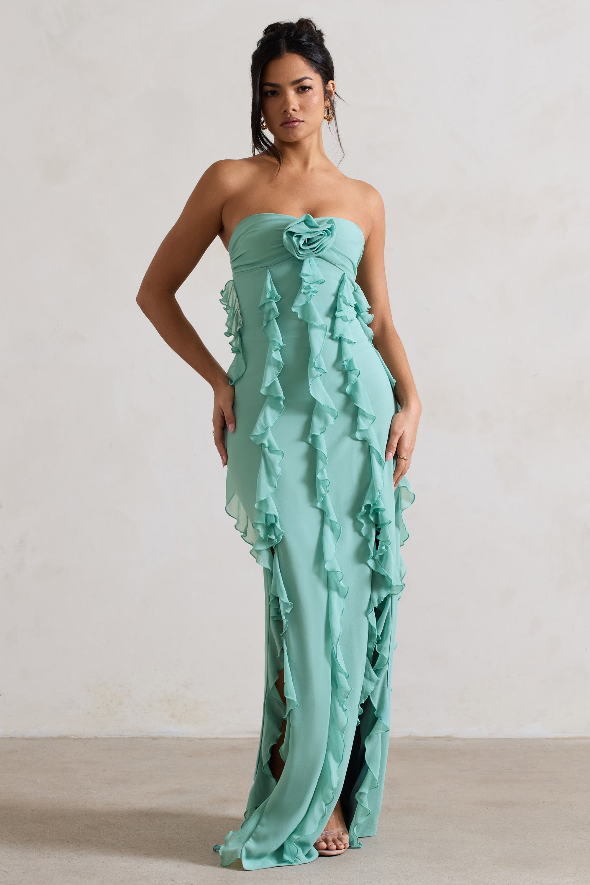 WB_CL129987003-GardeniaMintGreenStraplessRuffleMaxiDressWithCorsage1