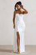 Valencia | Cream Lace Corset Maxi Dress With Detachable Skirt - Club L London - AUS