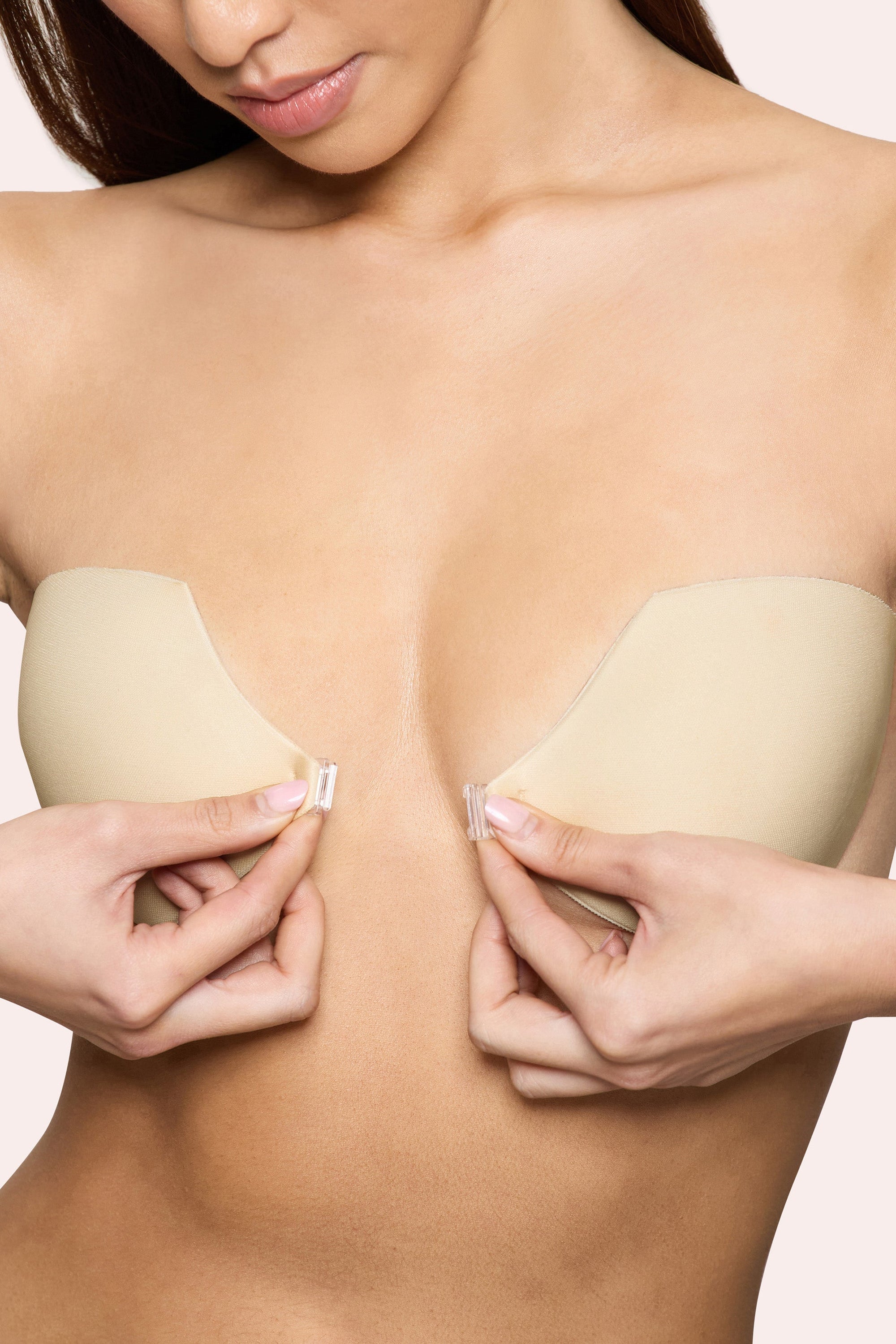 Demi Sticky Bra | Boomba Sand Demi Sticky Bra - Club L London - AUS