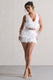 Encore | White Feather Shorts - Club L London - AUS