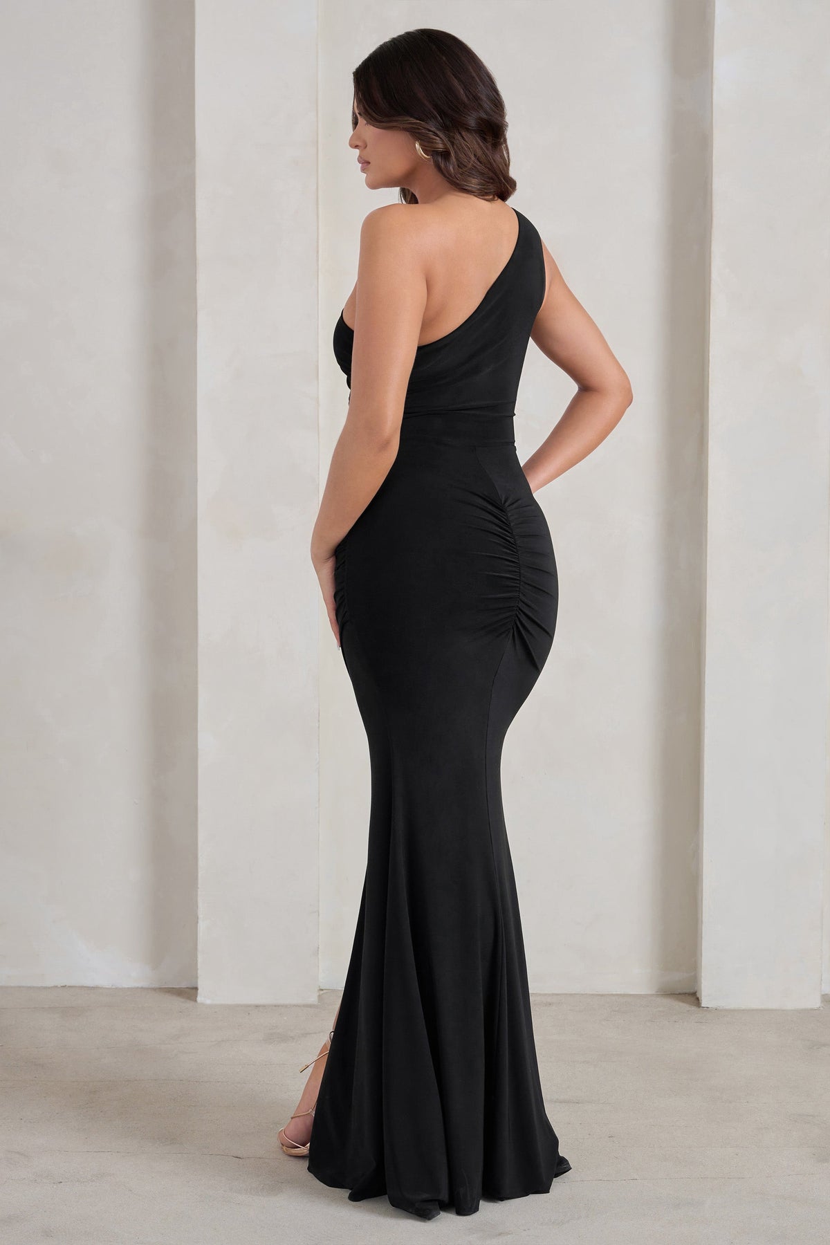 Romancing Black Thigh Split Corset Strapless Maxi Dress – Club L London -  USA