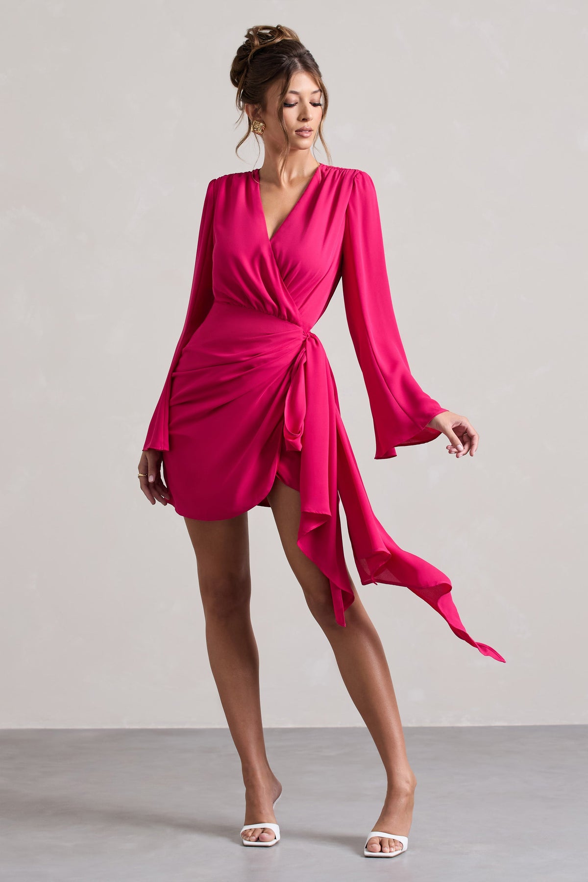 Hot Pink Mini Maxi newest Dress