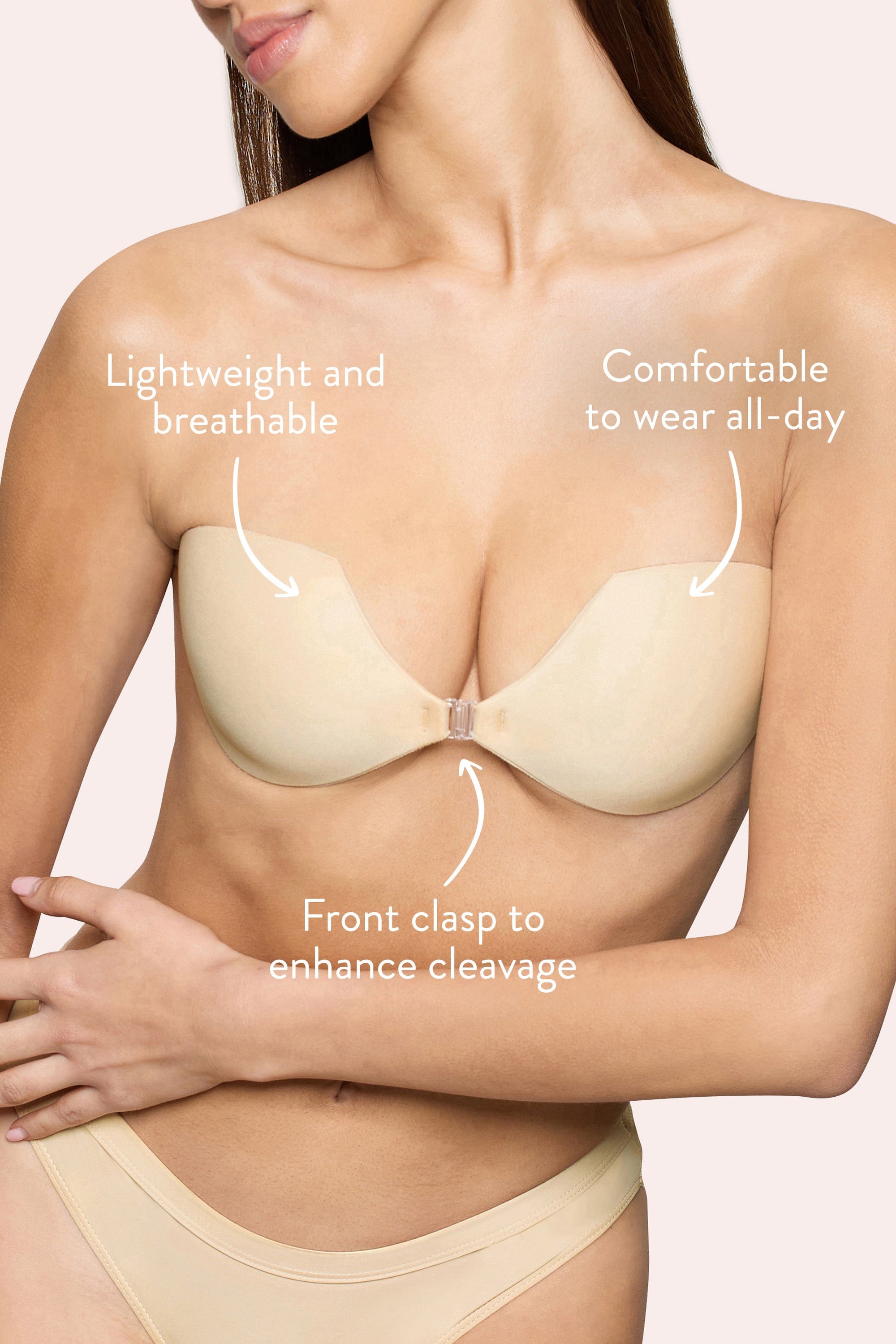 Demi Sticky Bra | Boomba Sand Demi Sticky Bra Club L London - AUS Demi Sticky Bra | Boomba Sand Demi Sticky Bra Club L London - AUS