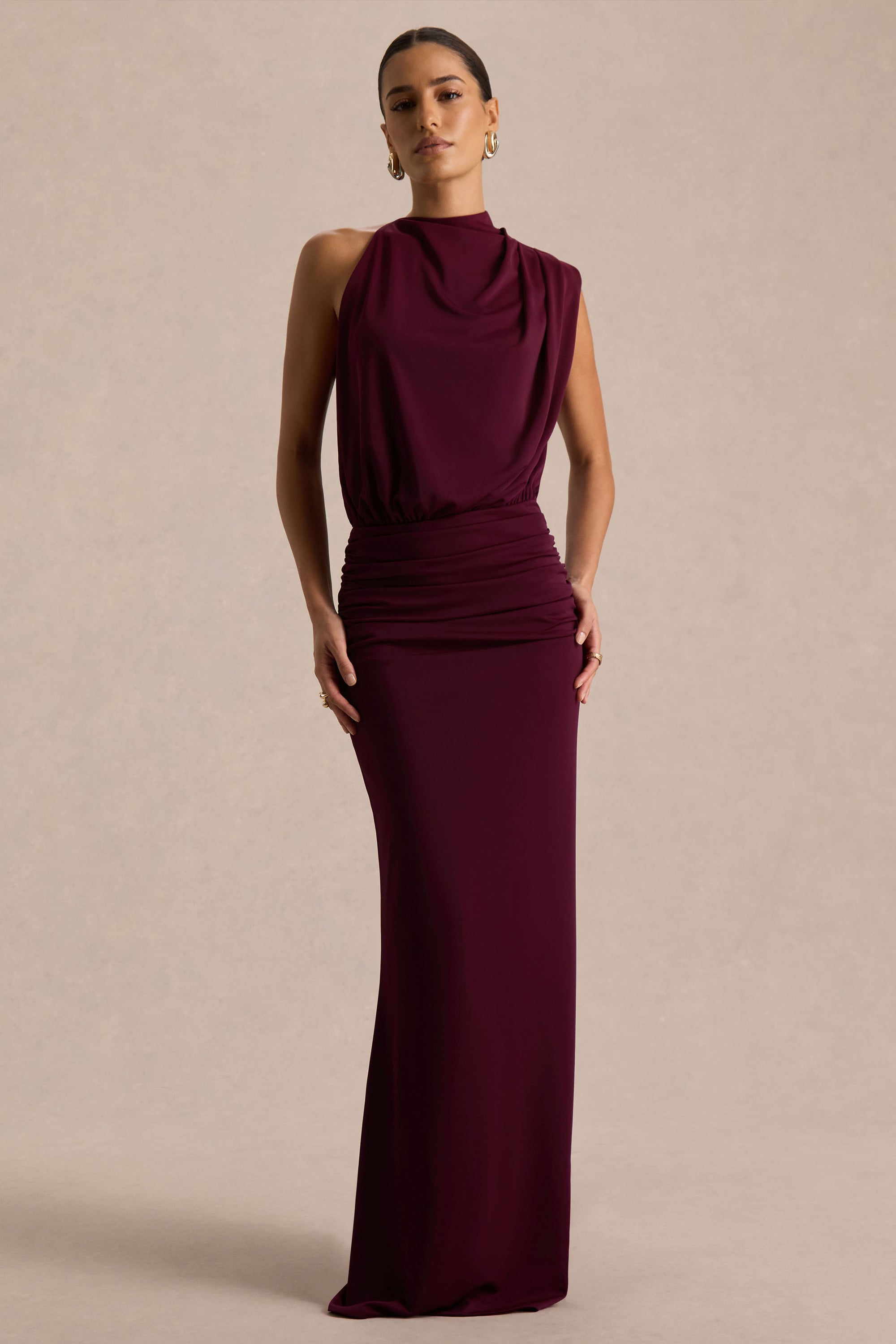 burgundy dress australia Amanda Burgundy Bridesmaid Dress