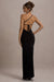 Dressing Up | Black One Shoulder Maxi Dress With Open Back Detail - Club L London - AUS