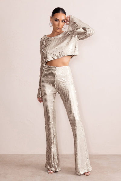 Sequin Trackie Pants  Navy  Alex  Ferry